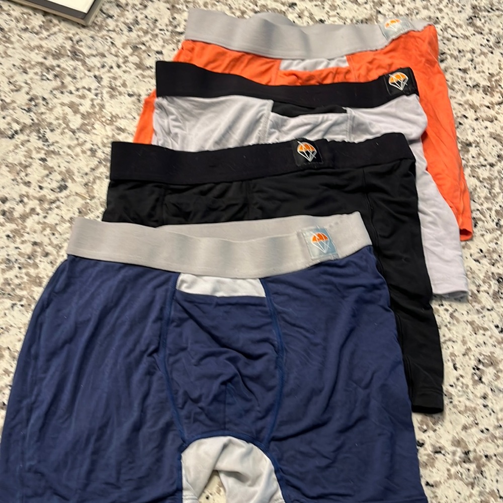 Jumper brand 4pk boxer briefs small.  4 pairs